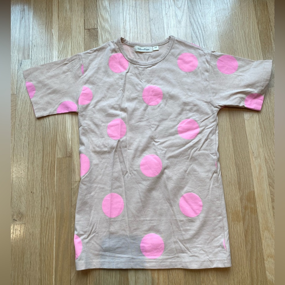 Indy and Pippa polka dot dress